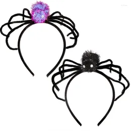 Party Supplies MXMB Spiders Decor Hair Hoop Women Spa Wash Face Makeup Headband For Poshoots Halloween Accessories
