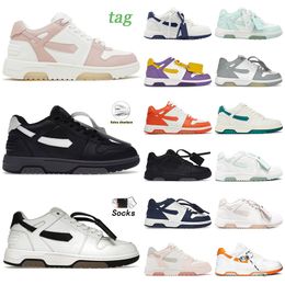 Designer Offies White Shoes Out of Office Casual Shoes White Pink Black Blue Navy Purple Yellow Orange Low-tops Rubber sole Trainers Runners Sneaker