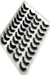 NEW 20 pairs 825mm fake Eyelashes 100 Mink Eyelashes Mink Lashes Natural Dramatic Volume lashes Extension False 3D Eyelashes H14415361