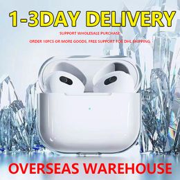 For apple headphones earbuds Airpods pro 2 airpod earphone 3 Solid Silicone Cute Protective headset Cover auriculares Wireless Charging Box Shockproof 3nd 2nd Case