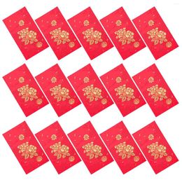 Gift Wrap Red Envelope Horizontal Seal Chinese Wedding Decor Luck Money Pocket Storage Packets Decorative For