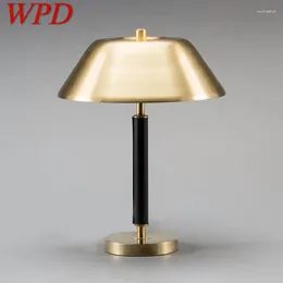 Table Lamps WPD Nordic LED Dimming Desk Light Modern Vintage Simple Bedside Gold For Home Living Room Bedroom Decor