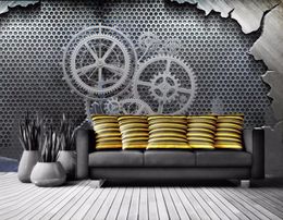 Wallpapers 3D Mural Wallpaper Custom Metal Luxury Po Wall Papers Home Decor Living Room Modern Simple Apartment Decoration