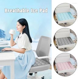 Pillow Waterproof Square Seat Summer Ice Silk Gel Stool Chair Pad Home Kitchen Office Cool Mat Sofa 40x40cm