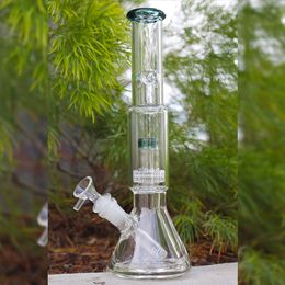 12 Inch Large Scale Heady Glass Bong Random Tire Filter Hookah Glass Bong Dabber Rig Recycler String Pipes Water Bongs Smoke Pipe 14mm Female Joint US Warehouse