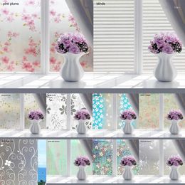 Window Stickers Privacy Wide 45cm Home Decor Decorative Films Bedroom Adhesive Glass Frosted Opaque Film Long 1m