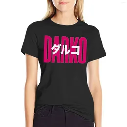 Women's Polos Darko US Band Logo TeesShirts T-shirt Vintage Clothes Anime Womens Clothing