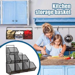 Kitchen Storage Hanging Grid Rack Display Racks Panel Basket Multifunctional Baskets For Bathroom V1z3