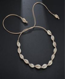 Sea Shell Choker Necklace Jewellery Bohemian Beach Tassel Necklace Shell Chain For Women Collar Chocker GB11021443947