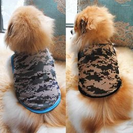Dog Apparel Mesh Breathable Vest Classic Camouflage Summer Sport Clothes Cat Puppy Chihuahua T-Shirt Costumes Thin Pet Sportswear