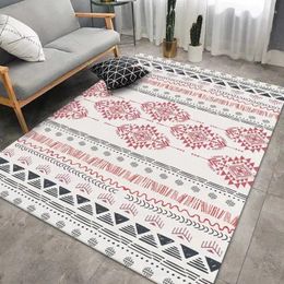 Carpets Carpet For Living Room Bohemia Retro Pastoral Abstract Large Area Home Decoration Bedroom Rug Ethnic Style Multicolor Mat