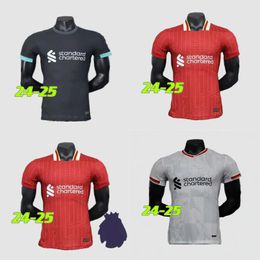 Maillot de football Salah Darwin soccer jerseys 2024 2025 season red home cities away 24 25 red third white black shirt third shirts men kids jersey RedsMohamed