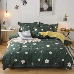 Bedding Sets Pure Cotton Thick Sanding Bed Linen Quilt Four Seasons Four-piece