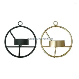 Candle Holders P82C Metal Holder Christmas Decorations Candlestick For Table Home Bedroom Decor