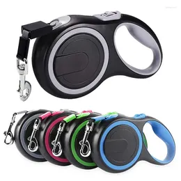 Dog Collars 3M 5M Leash Retractable Roulette Long Pet Lead Strong For Small Large Big Dogs Automatic Walking Nylon Traction Rope