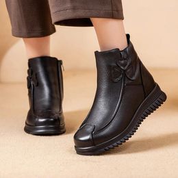 Boots 2024 Women Non Slip Waterproof Winter Lightweight Snow Keep Warm Ankle Women's Cotton Shoes