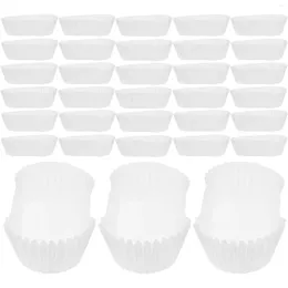 Disposable Cups Straws 1000pcs Paper Cupcake Cake For Wedding Wrapping Cupcakes ( White )