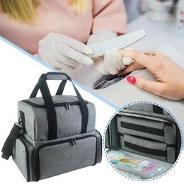 Storage Bags Double Layer Nail Polish Bag Holds 80 Bottles Essential Portable Travel Case Organizer (15ml) Oil C J3V0