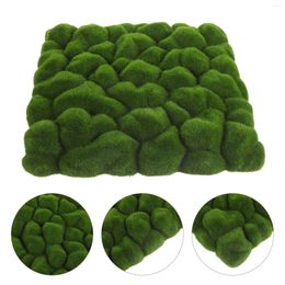 Decorative Flowers Foam Board Micro Landscape Accessory Artificial Moss Lawn Wall Fake Turf Scene Simulated Mat Mini Garden