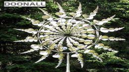 Unique and Magical Metal Windmill 3D Wind Powered Kinetic Sculpture Lawn Metal Wind Solar Spinners for Yard and Garden Decor27843300523