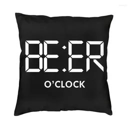 Pillow Beer Oclock Print Throw Covers Living Room Decoration 3D Printing Sofa Chair Cover Bedding Office Pillowcase