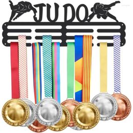 Decorative Plates 1pc Judo Medal Hanger Holder Display Male Sports Medals Rack Hook For 60 Wall Mount Ribbon