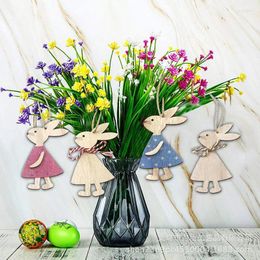 Decorative Figurines 1PC Small Pendant Creative Home Decoration Wooden Craft Cartoon