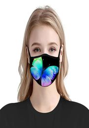 Party Anime Cute Butterfly Mask Adult Fun Fancy Dress Lower Half Face Mouth Muffle Mask Reusable Dust Warm Windproof Cotton Mask7700331
