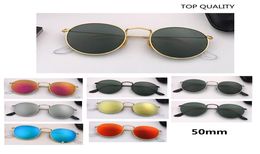 2020 Brand sunglass vintage Sunglasses Women Men Fashion round metal 001 designer retrol flash Sun Glasses UV400 50mm 029 glass le5936829