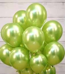 Party Decoration 100pcs Set 10 Inch Light Green Latex Balloons For Birthday Balloon