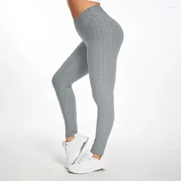 Women's Leggings Women Bubble Jacquard Pants Seamless Slim Elastic High Waist Hip Liftting Gym Trainning Running Fitness Yoga Knit