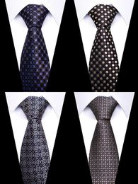 Neck Tie Set High Grade Tie Handkerchief Cufflink Set Tie Clip Necktie Pocket Squares Ivory Clothing accessories Male Polka dot fit Wedding