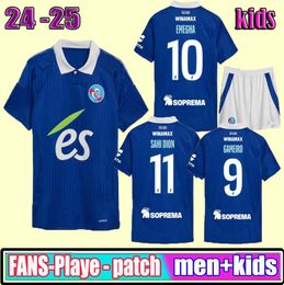 RC Strasbourg Alsace soccer jerseys 24 25 BELLEGARDE Gameiro AJORQUE maillot de foot 3rd 2024 2025 MOTHIBA EMEGHA SAHI DION Diallo DJIKU DELAINE BAKWA football shirt