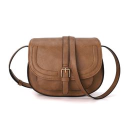 Crossbody Bags for Women Small Saddle Purse and Boho Cross Body Handbags Vegan Leather 240507