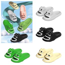 Designer Ugly and Cute Funny Frog Slippers sandals Wearing Summer black green white Thick Sole and High EVA Anti slip Beach Shoes