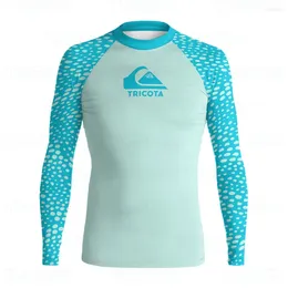 Women's Swimwear Surfing Diving Men's Uv Sun Protection Long Sleeve Rash Guard Clothing Outdoor Beach Shirts Surf Tops