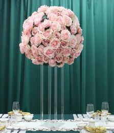 45CM Artificial Flower Table Centrepiece Wedding Decor Road Lead Bouquet DIY Wisteria Vine Flower Ball Silk Party Event1335249