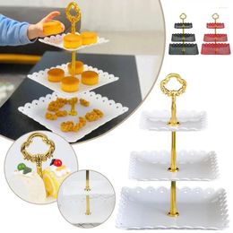 Baking Tools Multi-layer Plastic Cake Rake Birthday Dessert Table Decoration Stand Display Party Fruit Tray Wedding Supplies H7y5