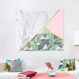 Tapestries Marble/Banana Leaves/Pink Tapestry Bedroom Decorations Room Decor Cute