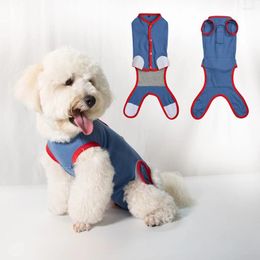 Dog Apparel Recovery Suit For Dogs Female Male Onesie Spay Neuter Anti Licking Puppy Soft Bodysuit