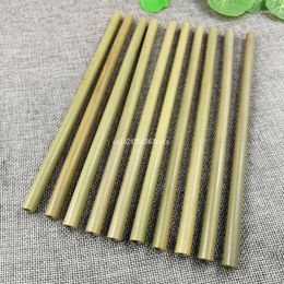 Drinking Straws 300pcs Bamboo Reusable Beverages Straw Party Bar Tool