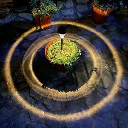 Solar Powered Courtyard Waterproof Light, Outdoor Home Decoration, Yard, Garden, Lawn Layout, Ground Insertion and Shadow Light