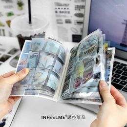Gift Wrap 20 Pcs/pack Vintage INS Sticker Book Retro Artistic Notebook DIY Decorative Diary Scrapbooking Material Stickers