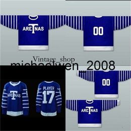 Vin Weng 1918-19 Aretnas Jersey Personalised Customised Jerseys With Any Name Any Number 100% Stitched Embroidery s Hockey Jerseys