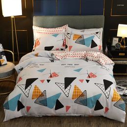 Bedding Sets Comforter Set 4pcs Bed Linen Duvet Cover Quilt Clothes Geometric Patterns Home Decor Textile