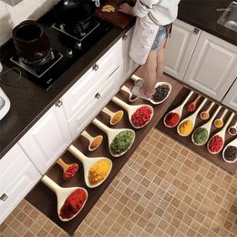 Carpets Simple Nordic Style Modern Kitchen Carpet Home Mat Decor Entrance Doormat Decoration Floor Rug Balcony Long Foot Pad