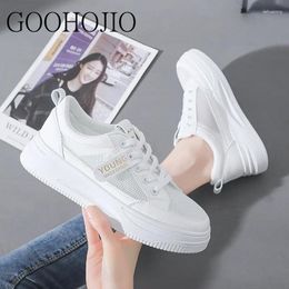 Casual Shoes Mesh Luxury Design Sneakers Women White Woman Ladies Thick Sole Femmes Chaussures Zapatos College Style