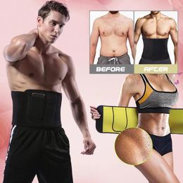 Waist Support Sauna Trainer Slimming Belt Men Gym Fitness Cincher Belly Control Corset Sweat Fat Burning Women Body Shaper Weight Loss