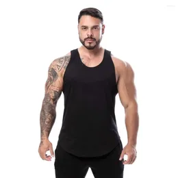 Men's Tank Tops Sports Vest Mesh Breathable Crewneck Running I-beam Quick-dry Gym T-shirt Sleeveless Top Clothing