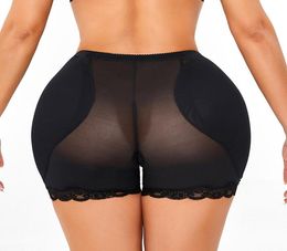 Women Low Waist Underwear Sponge Pads Body Shapers Hips Up Belly Slim Fake Ass Pants Padded Shapewear Panties Hip Pads Plus Size1338935